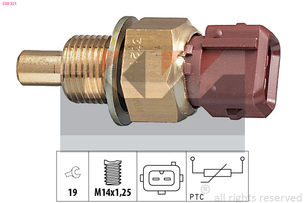 Senzor,temperatura lichid de racire 530 321 KW